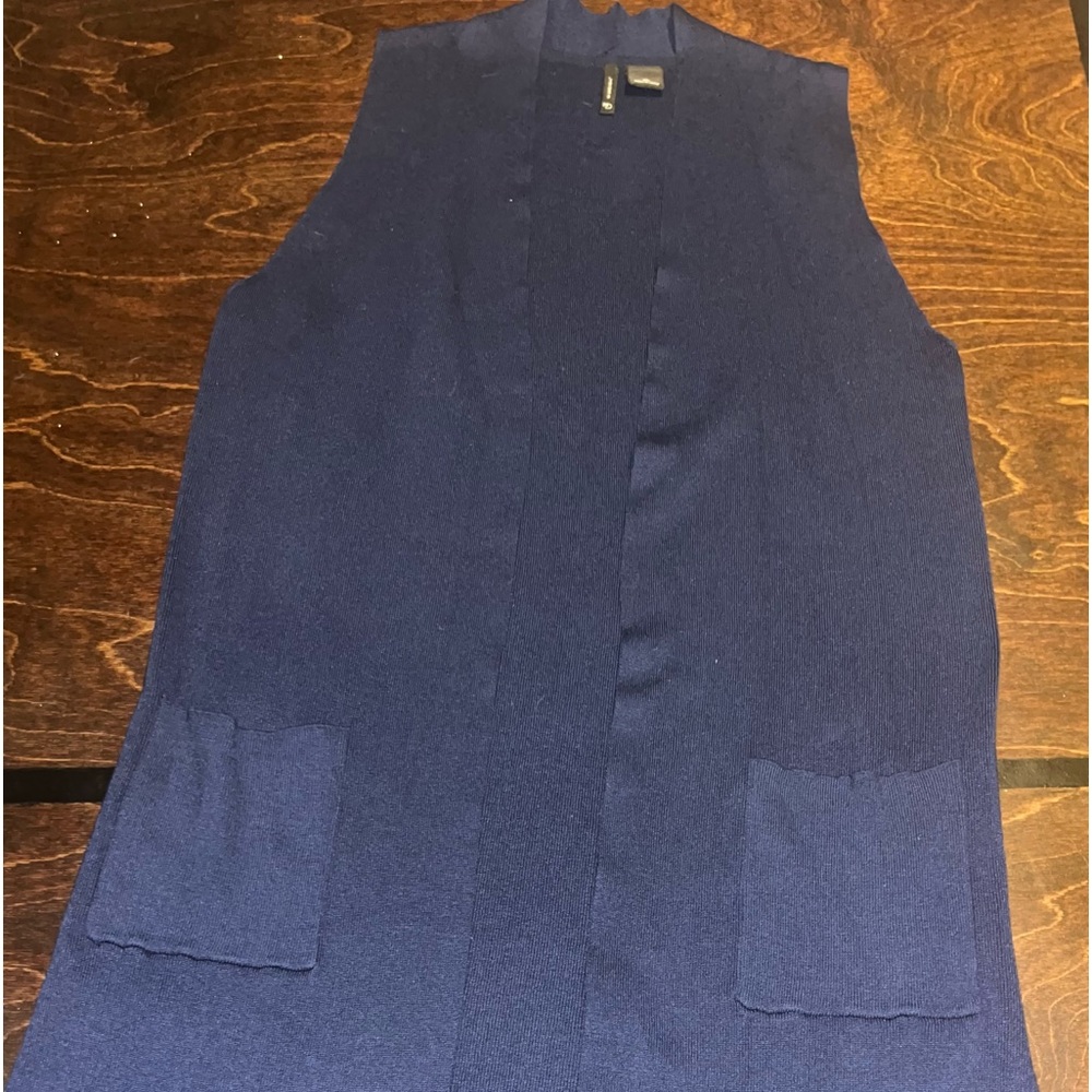 Knee length vest/sweater